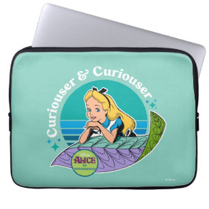 Alice in Wonderland   Curiouser & Curiouser Laptop Sleeve