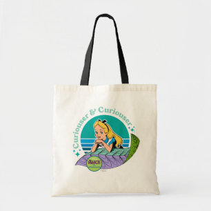 Alice in Wonderland   Curiouser & Curiouser Tote Bag