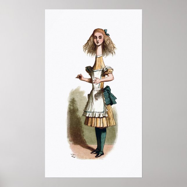 Alice in Wonderland Curiouser Poster Print (Front)