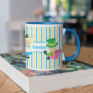 Alice in Wonderland Cute Custom Tea Party Mug