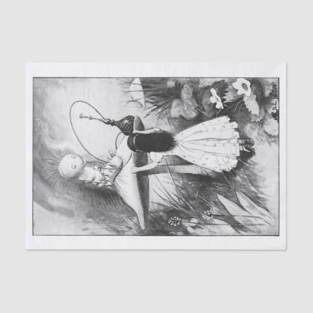 Alice in Wonderland decoupage Tissue Paper (Front)