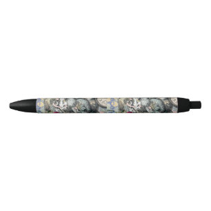 Alice in Wonderland Dodo Classic Artwork Black Ink Pen