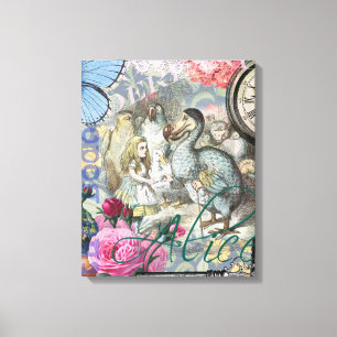 Alice in Wonderland Dodo Classic Artwork Canvas Print