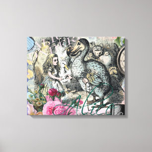 Alice in Wonderland Dodo Classic Artwork Canvas Print