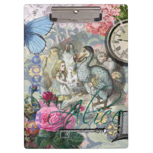 Alice in Wonderland Dodo Classic Artwork Clipboard