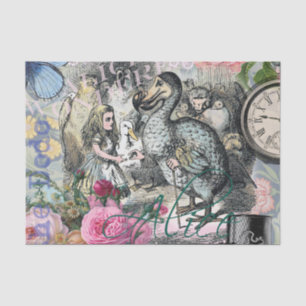 Alice in Wonderland Dodo Classic Artwork Tissue Paper