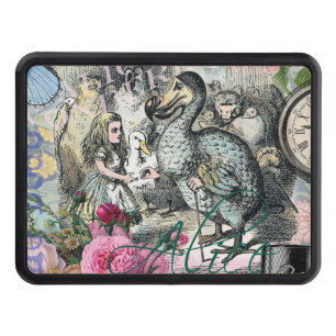 Alice in Wonderland Dodo Classic Artwork Trailer Hitch Cover