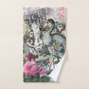 Alice in Wonderland Dodo Classic Tenniel Art Bath Towel Set