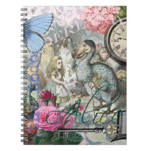 Alice in Wonderland Dodo Classic Tenniel Art Notebook