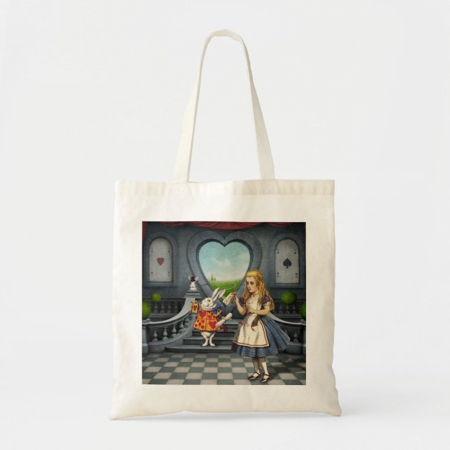 Alice in Wonderland Drink Me Budget Tote (Front)