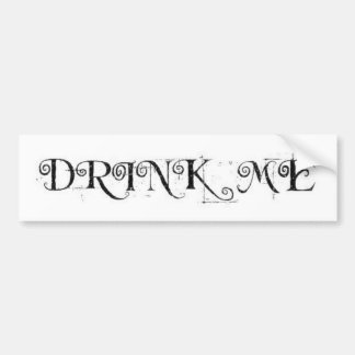 Alice in Wonderland: Drink Me Bumper Sticker