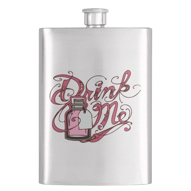Alice in Wonderland "Drink Me" Classic Flask (Front)