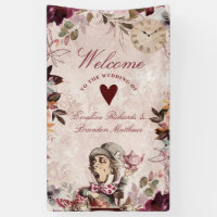 Alice in Wonderland Elegant Wedding Welcome