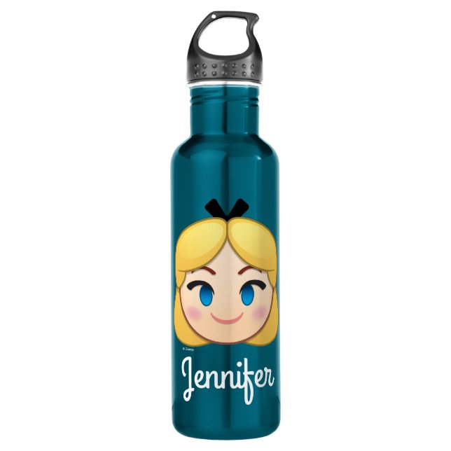 Alice In Wonderland Emoji 710 Ml Water Bottle (Front)