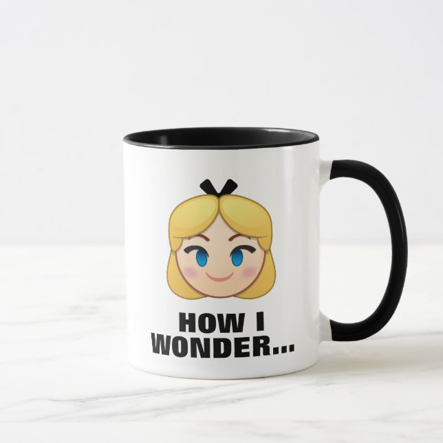 Alice In Wonderland Emoji Mug (Right)