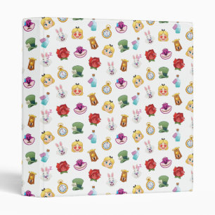 Alice In Wonderland Emoji  Pattern Binder