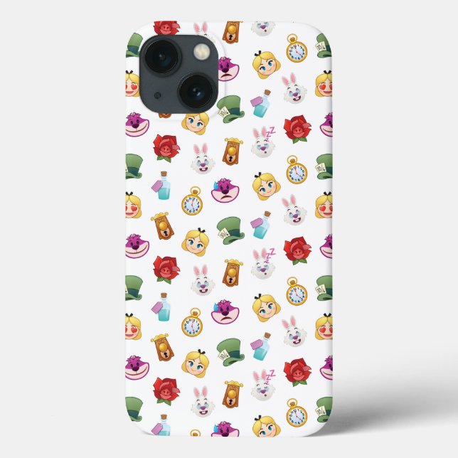 Alice In Wonderland Emoji  Pattern Case-Mate iPhone Case (Back)