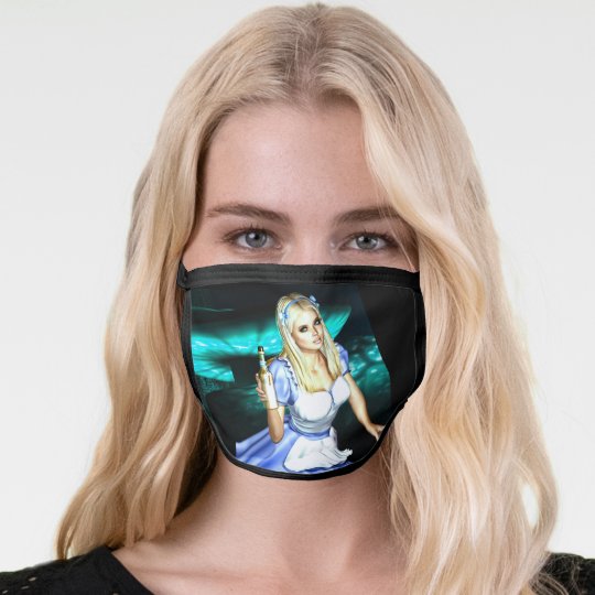 Alice in Wonderland Face Mask Zazzle.ca