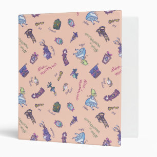 Alice In Wonderland   Falling Down Pattern Binder