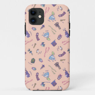 Alice In Wonderland   Falling Down Pattern iPhone 11 Case