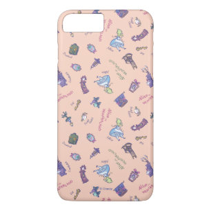 Alice In Wonderland   Falling Down Pattern iPhone 8 Plus/7 Plus Case