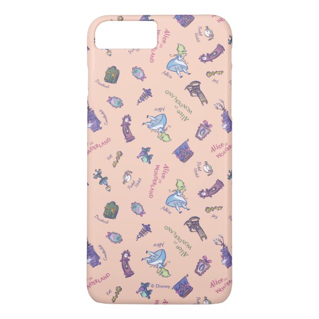 Alice In Wonderland | Falling Down Pattern Case-Mate iPhone Case (Back)