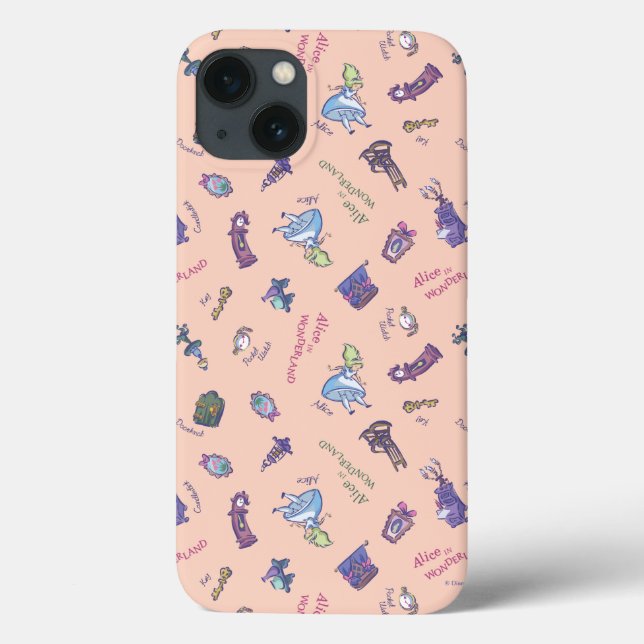 Alice In Wonderland | Falling Down Pattern Case-Mate iPhone Case (Back)