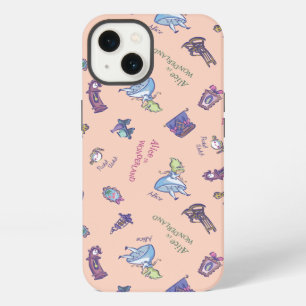 Alice In Wonderland Falling Down Pattern iPhone 13 Case