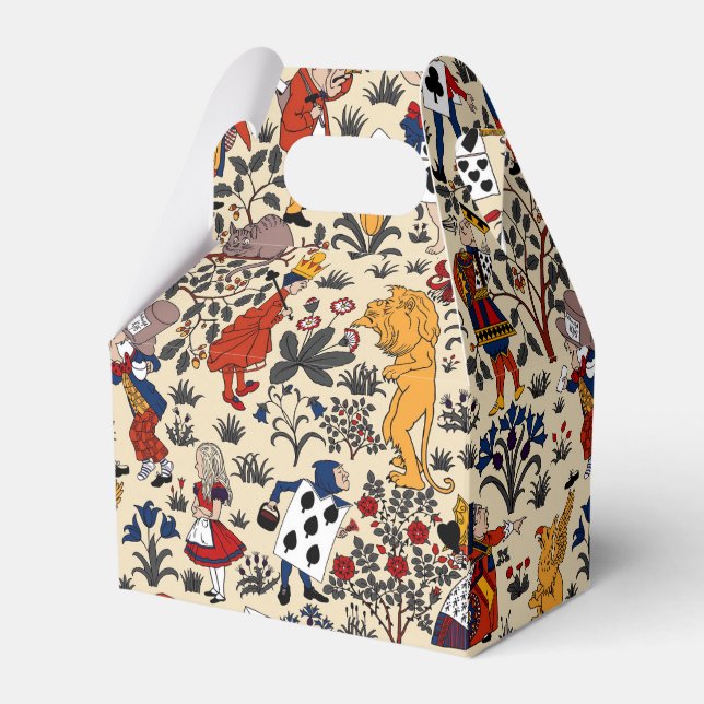 Alice in Wonderland Favor Box (Front Side)