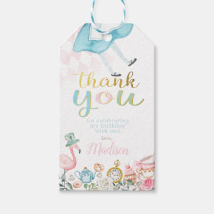 Alice in Wonderland Favour Tags