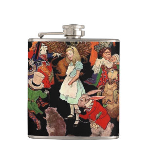 Alice in Wonderland Flask