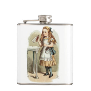 Alice in wonderland flask