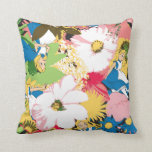 Alice in Wonderland Floral Pattern Throw Pillow<br><div class="desc">Alice in Wonderland</div>