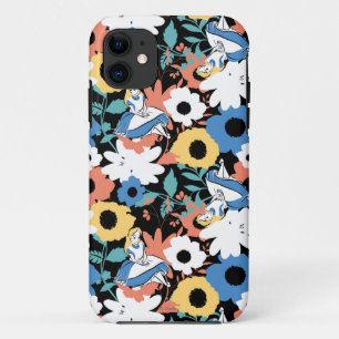 Alice in Wonderland Floral Retro Pattern iPhone 11 Case