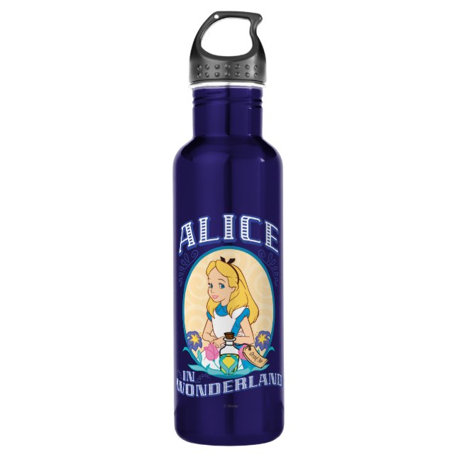 Alice in Wonderland - Frame 710 Ml Water Bottle (Front)