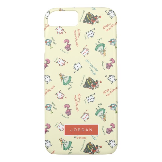 Alice In Wonderland & Friends | Add Your Name Case-Mate iPhone Case (Back)