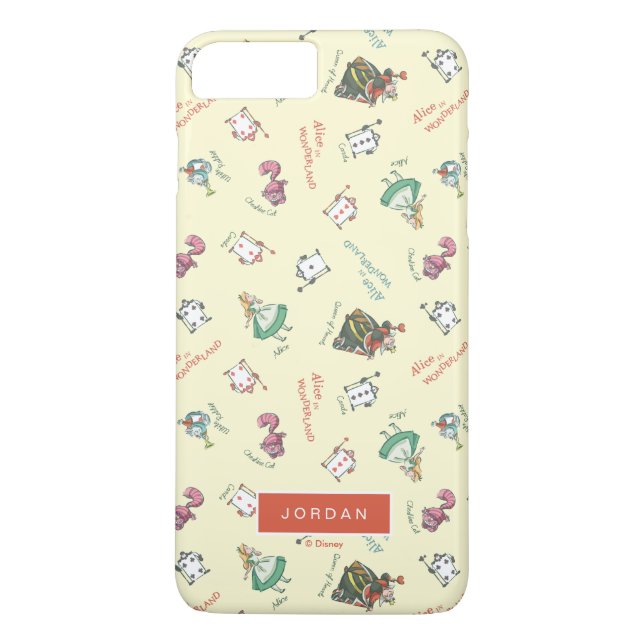 Alice In Wonderland & Friends | Add Your Name Case-Mate iPhone Case (Back)