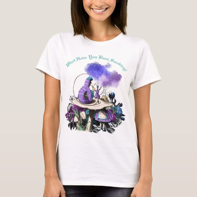 Alice in Wonderland Funny  T-Shirt (Front)