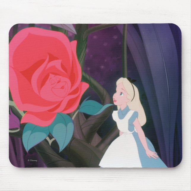 Alice in Wonderland Garden Flower Film Still Mouse Pad (Front)