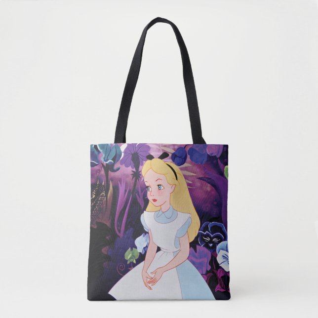 Alice in Wonderland Garden Flowers Film Still Tote Bag (Front)