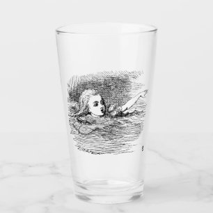 Alice in wonderland glass