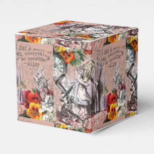 Alice in Wonderland Hatter and Rabbit Favor Box