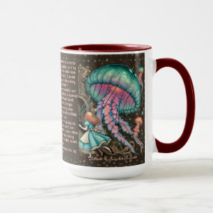Alice in Wonderland Hatterville Jellyfish Mug