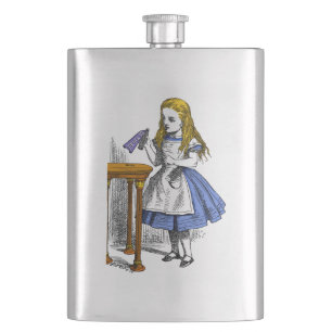 Alice in Wonderland Hip Flask