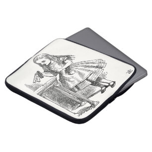 Alice in Wonderland, Holding the "Drink Me" Bottle Laptop Sleeve