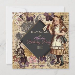 Alice In Wonderland Holiday Card