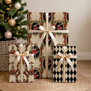 Alice In Wonderland Holiday Wrapping Paper Sheets