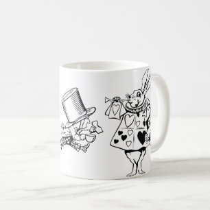 Alice in Wonderland Images Rabbit Cards Mad Hatter Coffee Mug