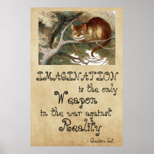 Alice in Wonderland - IMAGINATION CAT 1865 Poster