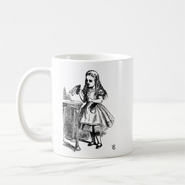 Alice in Wonderland Impossible things mug (Left)